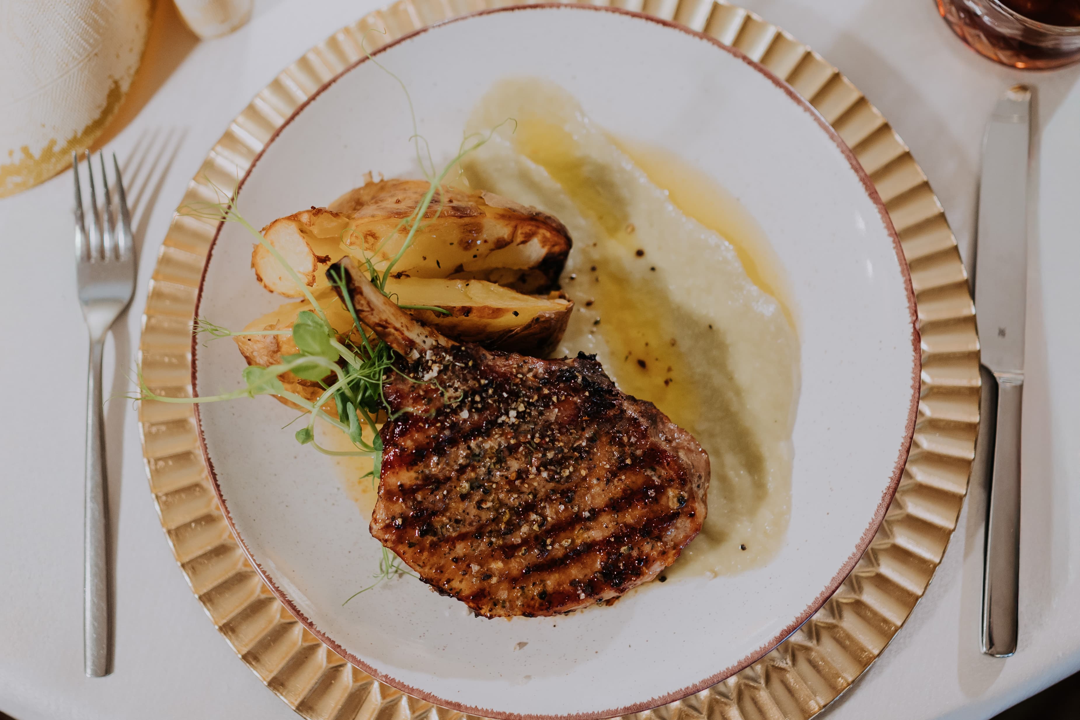 Photo of a la carte meal